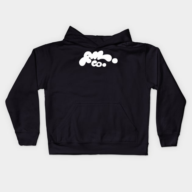 Amz Co Logo Tee Blk Kids Hoodie by Amzco1987